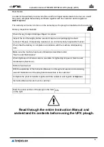 Preview for 6 page of Trejon OPTIMAL UPX Series Instruction Manual And Maintenance Directions