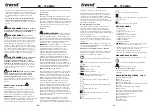 Preview for 21 page of TREND T18S/BJ Original Instructions Manual