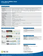 Preview for 2 page of TRENDnet TEG-S80Dg Brochure & Specs