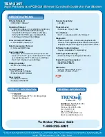 Preview for 2 page of TRENDnet TEM-336T Specifications