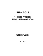 TRENDnet TEW-PC16 User Manual preview