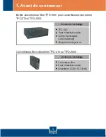 Preview for 3 page of TRENDnet TFC-1000 (French) Quick Installation Manual