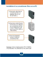 Preview for 7 page of TRENDnet TFC-1000 (French) Quick Installation Manual