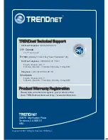 Preview for 19 page of TRENDnet TFC-1000 (French) Quick Installation Manual