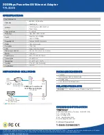 Preview for 2 page of TRENDnet TPL-302E Specifications