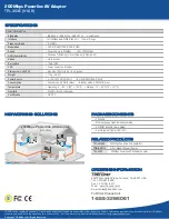 Preview for 2 page of TRENDnet TPL-303E Specifications