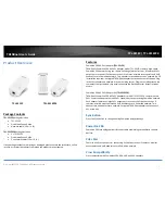 Preview for 3 page of TRENDnet TPL-331EP User Manual