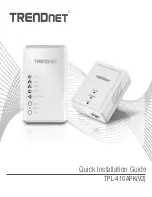 TRENDnet TPL-410APK Quick Installation Manual preview