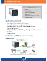 Preview for 3 page of TRENDnet TS-S402 - Diskless SATA I/II Network Attached Storage Enclosure Quick Installation Manual