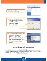 Preview for 8 page of TRENDnet TS-S402 - Diskless SATA I/II Network Attached Storage Enclosure Quick Installation Manual