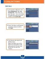 Preview for 9 page of TRENDnet TS-S402 - Diskless SATA I/II Network Attached Storage Enclosure Quick Installation Manual