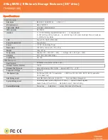 Preview for 2 page of TRENDnet TS-S402 - Diskless SATA I/II Network Attached Storage Enclosure Specifications