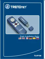 TRENDnet TU-P1W - 2.4GHz Wireless Presenter Presentation Remote Control Quick Installation Manual preview