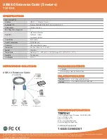 Preview for 2 page of TRENDnet TU2-EX5 Specifications