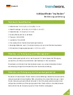 Preview for 14 page of Trendworx myTracker 1884 Instruction Manual