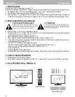 Preview for 2 page of Trevi LTV 2201HD Instruction Manual