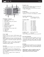 Preview for 3 page of Trevi MB 741 User Manual