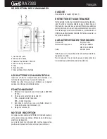 Preview for 3 page of Trevi RA 738S User Manual