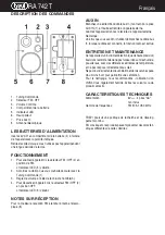 Preview for 3 page of Trevi RA 742 T Quick Start Manual