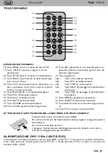 Preview for 5 page of Trevi TW 7005 Instruction Manual