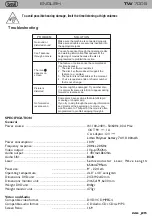 Preview for 25 page of Trevi TW 7005 Instruction Manual