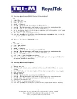 Preview for 6 page of Tri-M Systems REB 2000 Series Faq