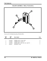 Preview for 50 page of TRI tool BEVEL MASTER 208B Operation Manual