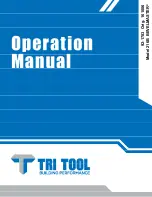 TRI tool BEVELMASTER 216B Operation Manual preview