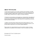 Preview for 2 page of TRI tool BEVELMASTER 216B Operation Manual