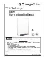 TriangleTube Challenger User'S Information Manual preview