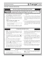 Preview for 10 page of TriangleTube Challenger User'S Information Manual