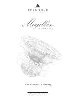 TriangleTube MAGELLAN CELLO Owner'S Manual & Warranty preview