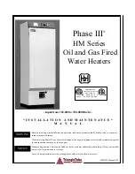 TriangleTube Phase III HM Series Installation And Maintenance Manual preview