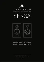 TriangleTube SENSA Series Owner'S Manual preview