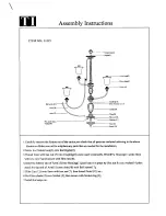 Preview for 1 page of Triarch 31125 Assembly Instructions