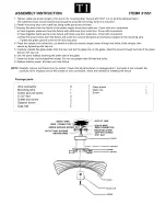 Preview for 1 page of Triarch 31551 Assembly Instruction