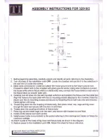 Preview for 1 page of Triarch 32510 Assembly Instructions