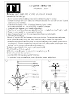 Preview for 1 page of Triarch 33234 Installation Instructions