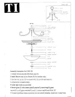 Triarch Indoor Lighting 31401-38 Assembly Instruction preview