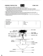 Preview for 1 page of Triarch Indoor Lighting 33056 Assembly Instructions