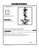 Preview for 1 page of Triarch Indoor Lighting 33162 Assembly Instructions