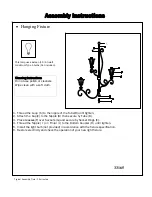 Preview for 1 page of Triarch Indoor Lighting 33165 Assembly Instructions