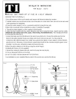 Triarch Indoor Lighting 33213 Installation Instructions preview