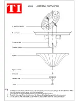 Preview for 1 page of Triarch Indoor Lighting 33216 Assembly Instruction