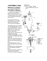 Triarch Indoor Lighting 39664 Assembly And Installation Instructions preview