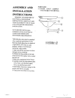 Triarch Indoor Lighting 39666 Assembly And Installation Instructions preview