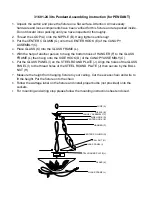 Preview for 1 page of Triarch Pendant 31601-24 lts Assembly Instructions