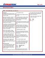 Preview for 16 page of TRIATEK FMS-1655 Installation Manual