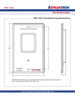 Preview for 9 page of TRIATEK FMS-1655L Installation Manual