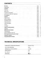 Preview for 2 page of Tricity Bendix BF 412 W Operating And Installation Instructions